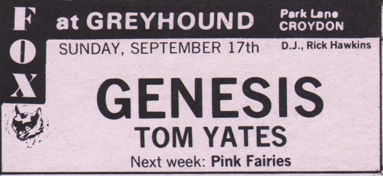 genesis tour dates 1978
