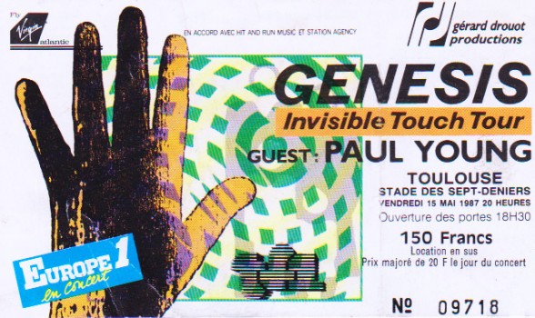 Chester Thompson's Genesis Invisible Touch Tour Kit.
