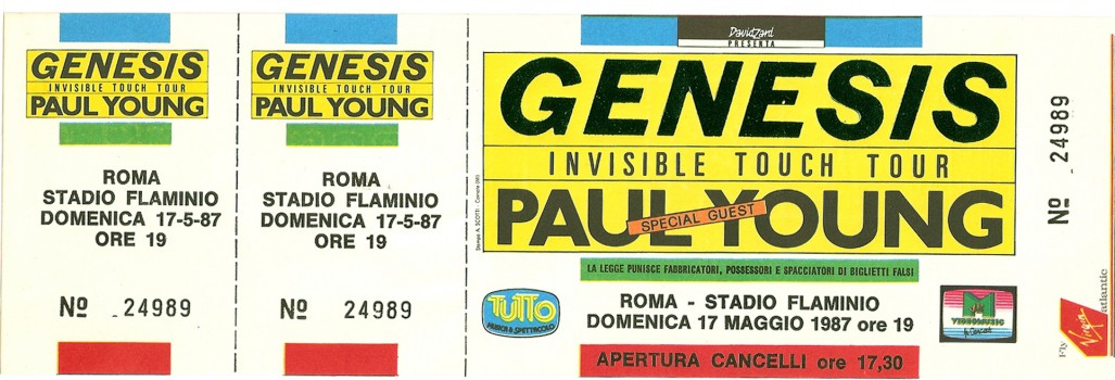 genesis invisible tour