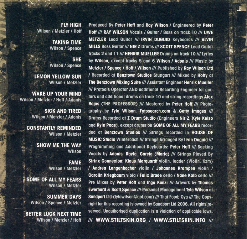 Stiltskin SHE The Genesis Archive