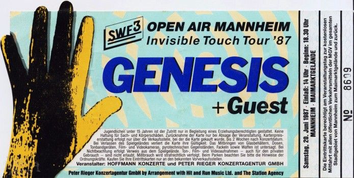 genesis invisible tour