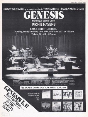 genesis tour 1977