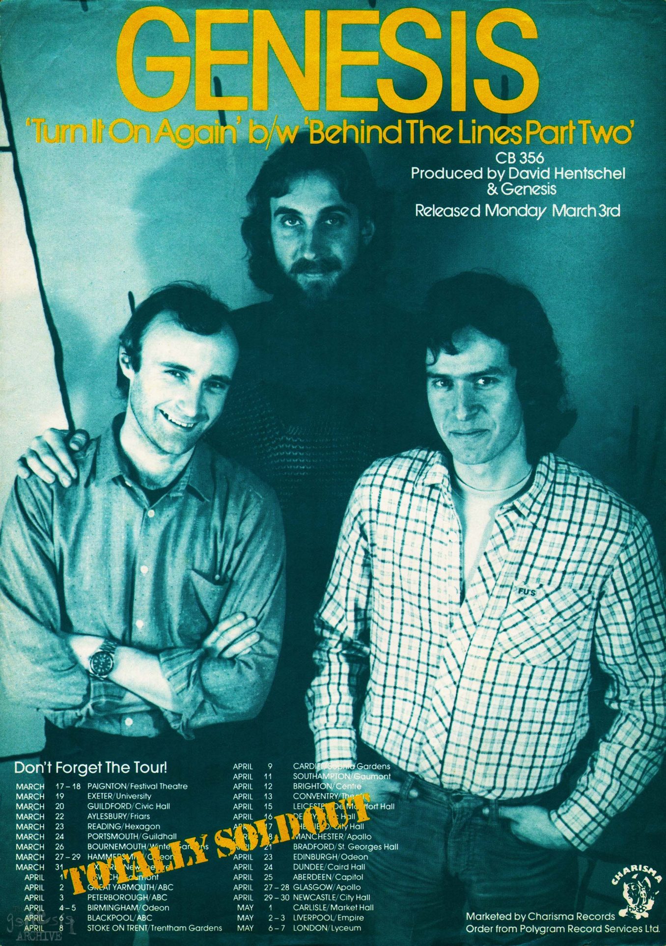 genesis duke tour 1980