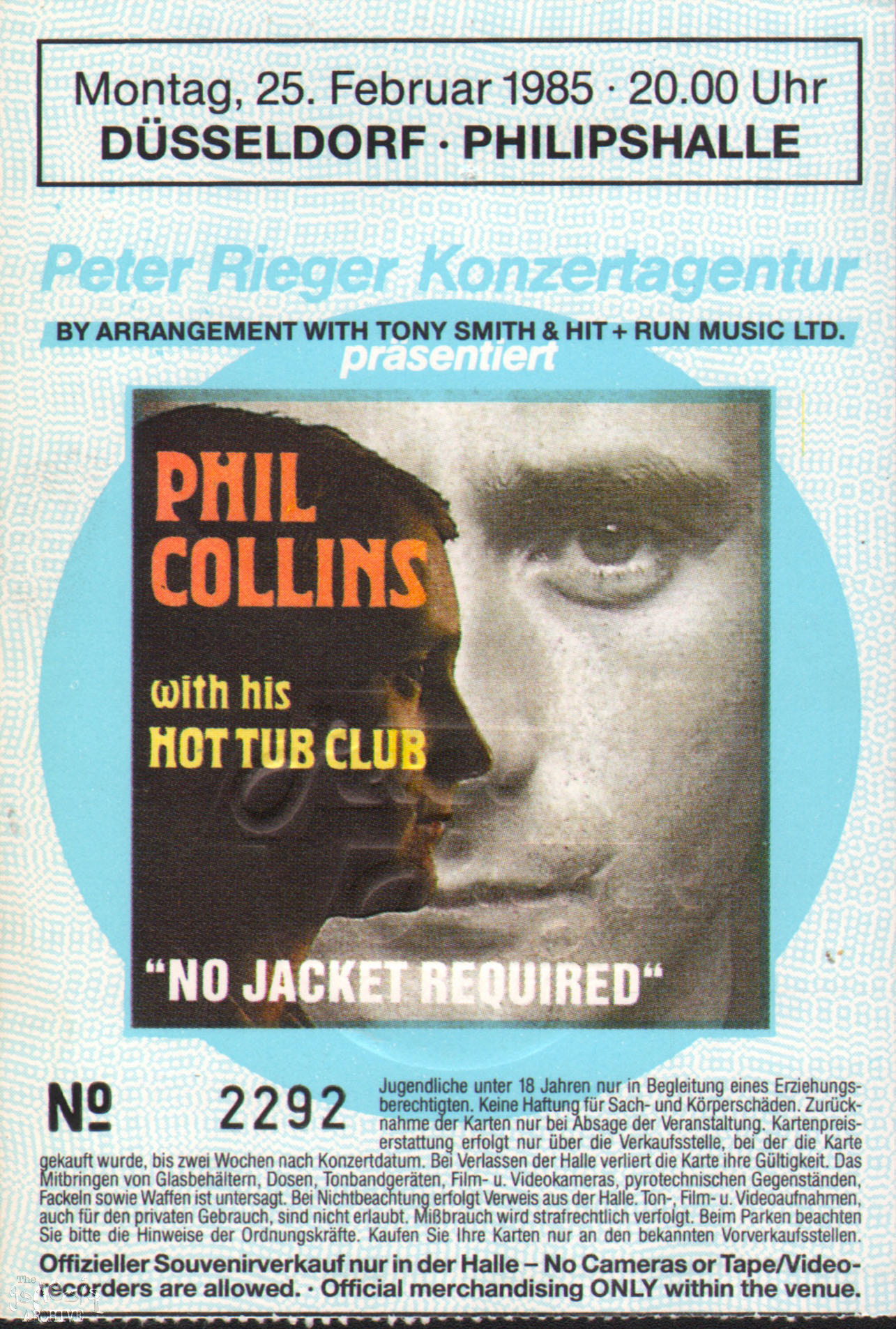 Phil Collins - Against All Odds (No Ticket Required 1985) 