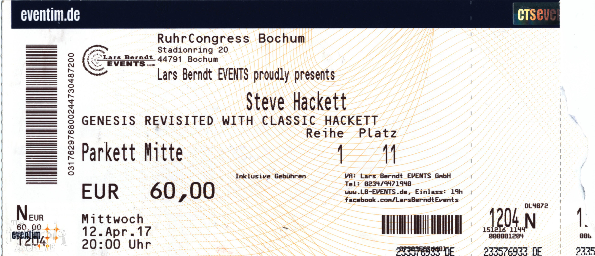 Ticket 2000 Bochum