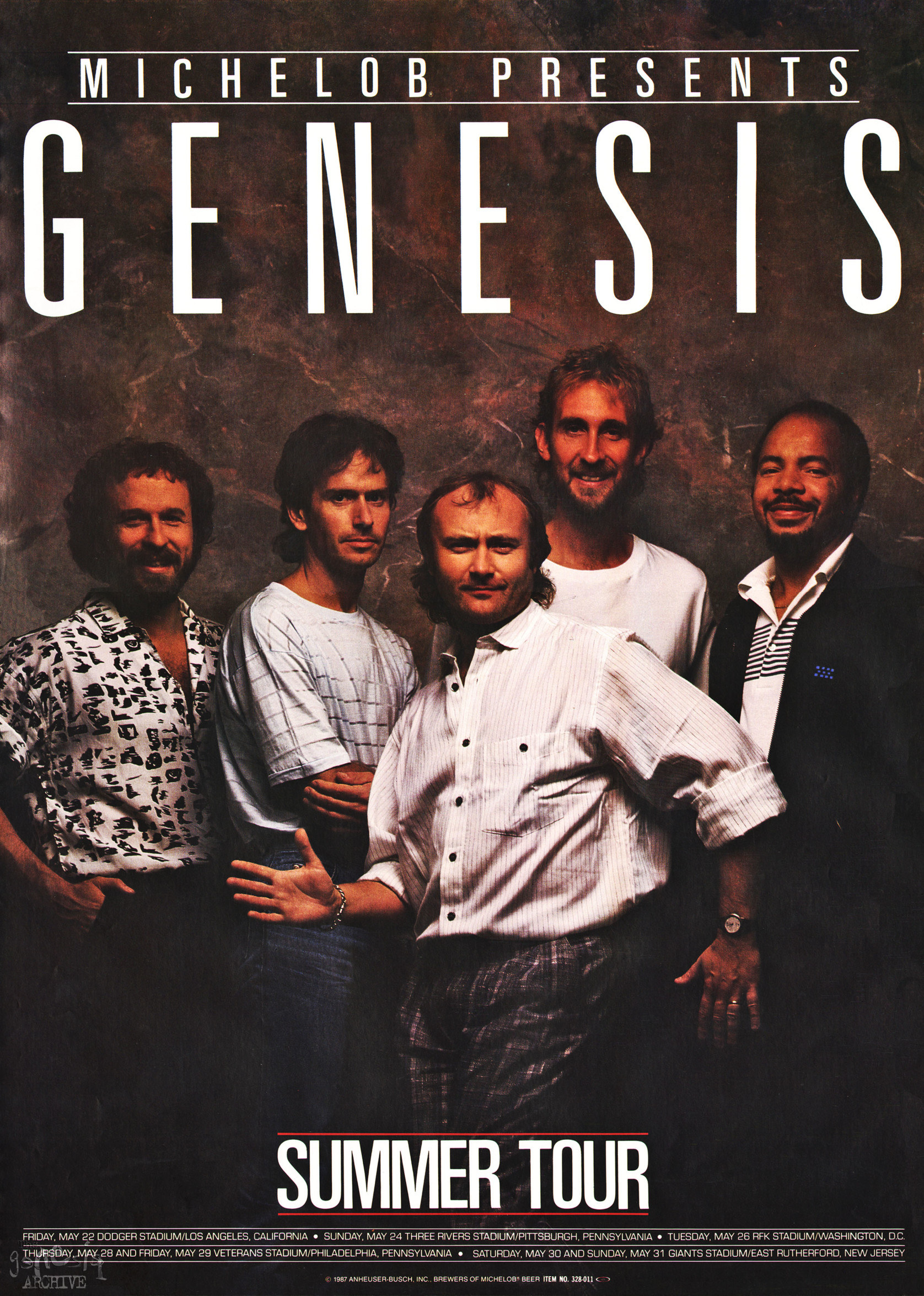 genesis tour poster