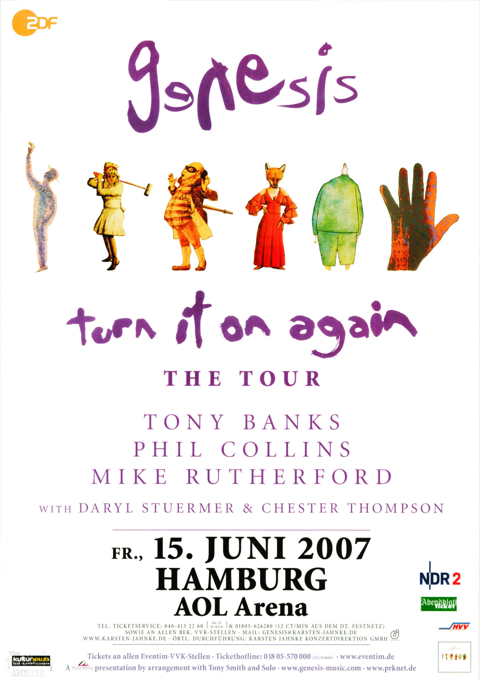 genesis 2007 tour dates