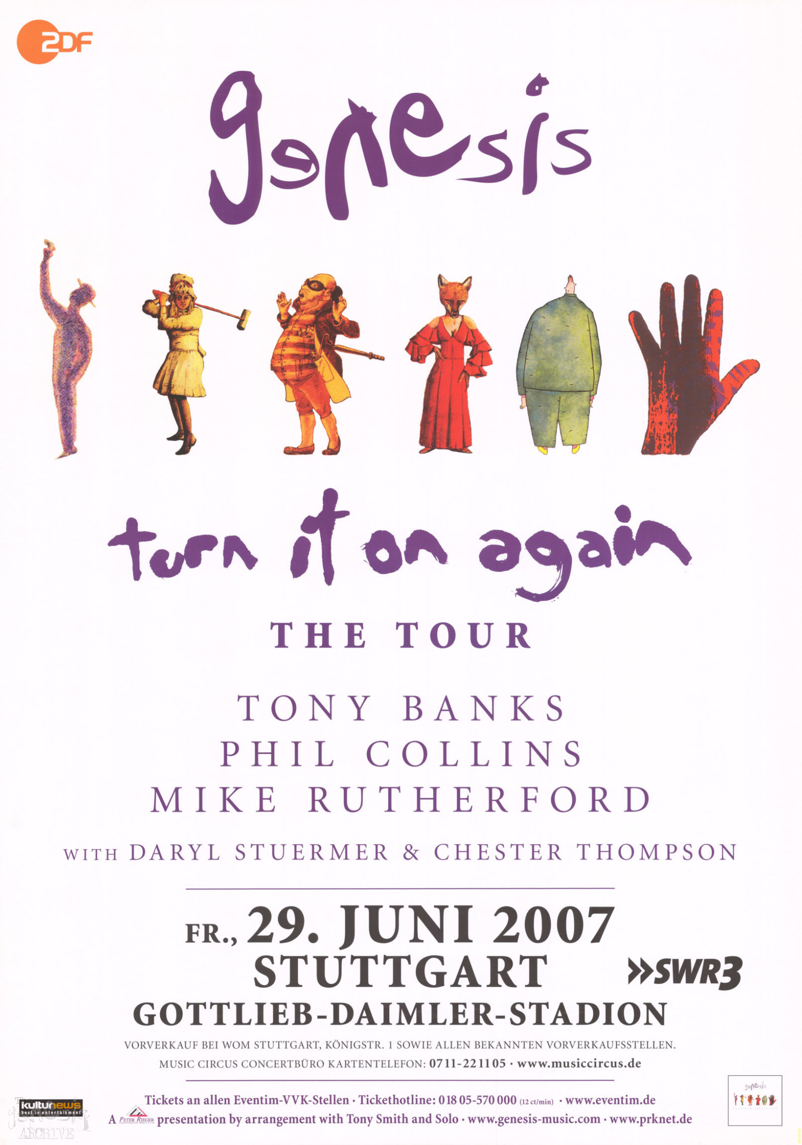 genesis tour 2007 setlist