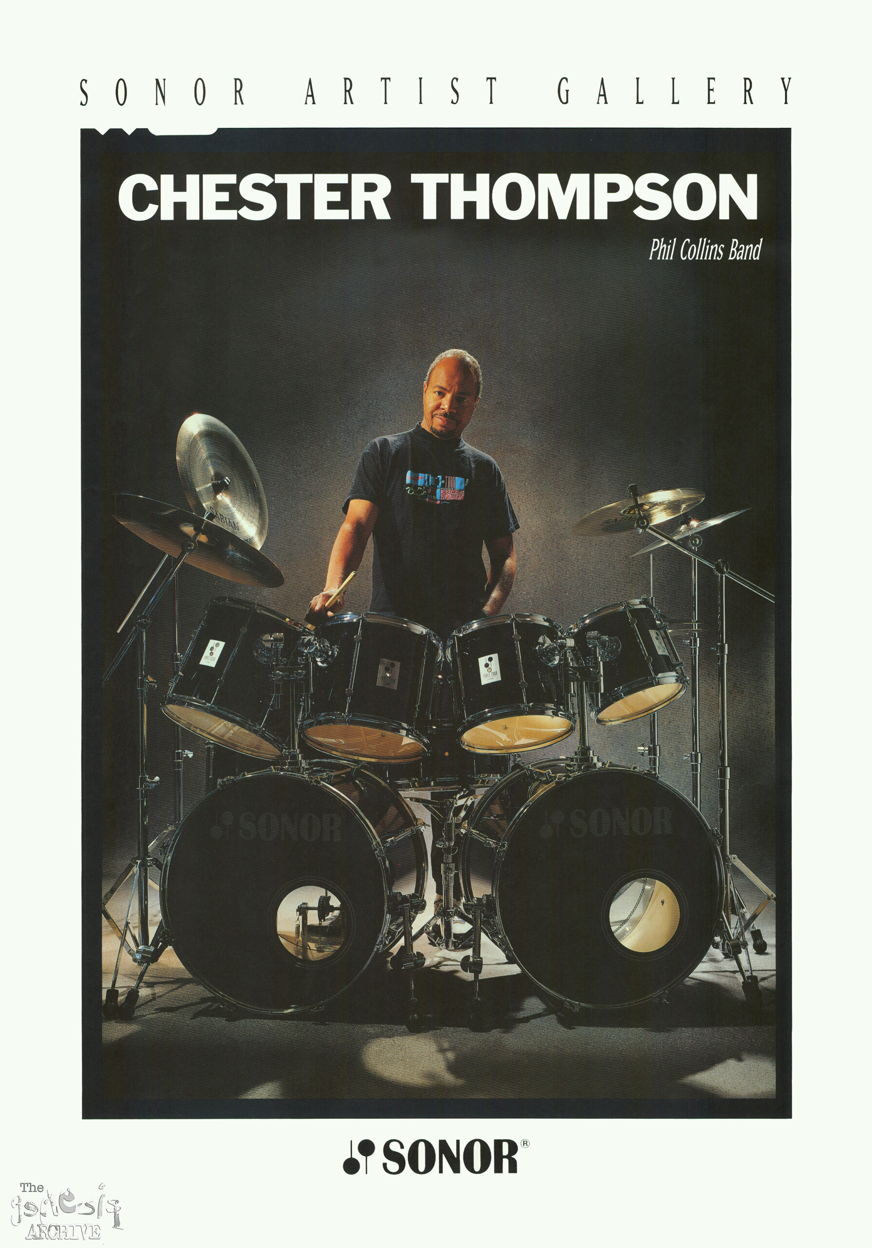 Chester Thompson's Genesis Invisible Touch Tour Kit.