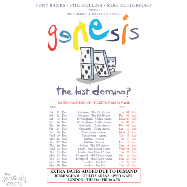 genesis tour dates 2021