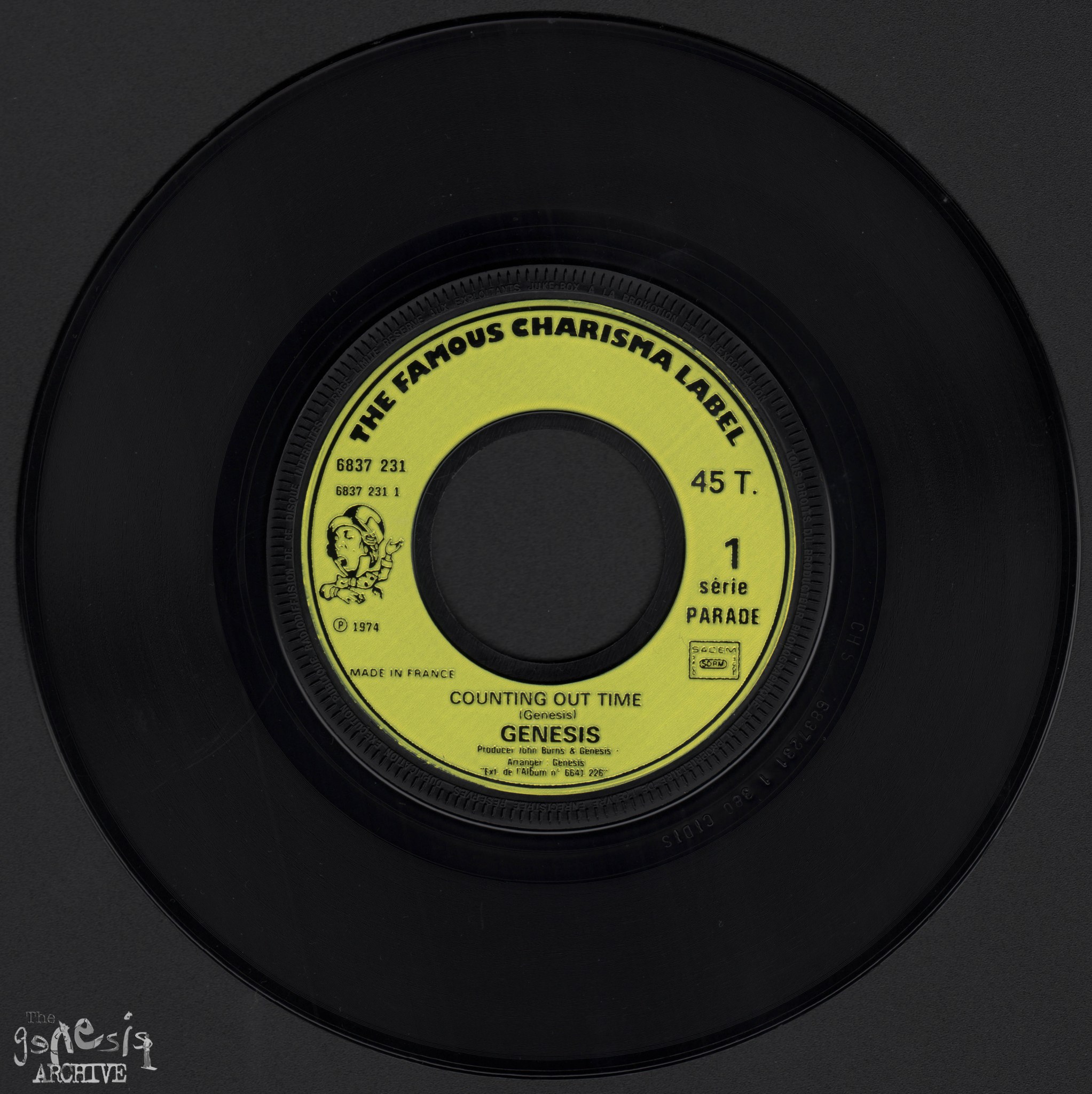 Promo Single Genesis Counting Out Time / Riding The Scree