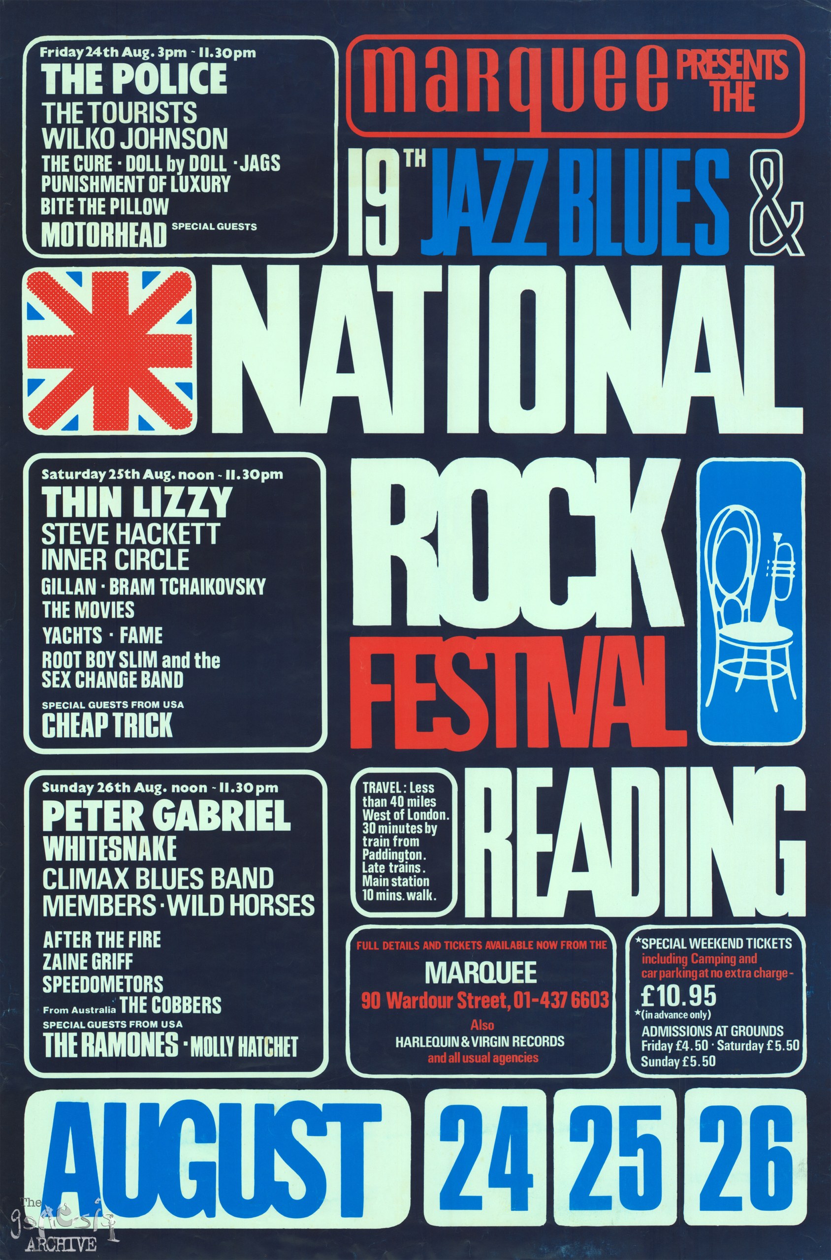 reading festival poster background